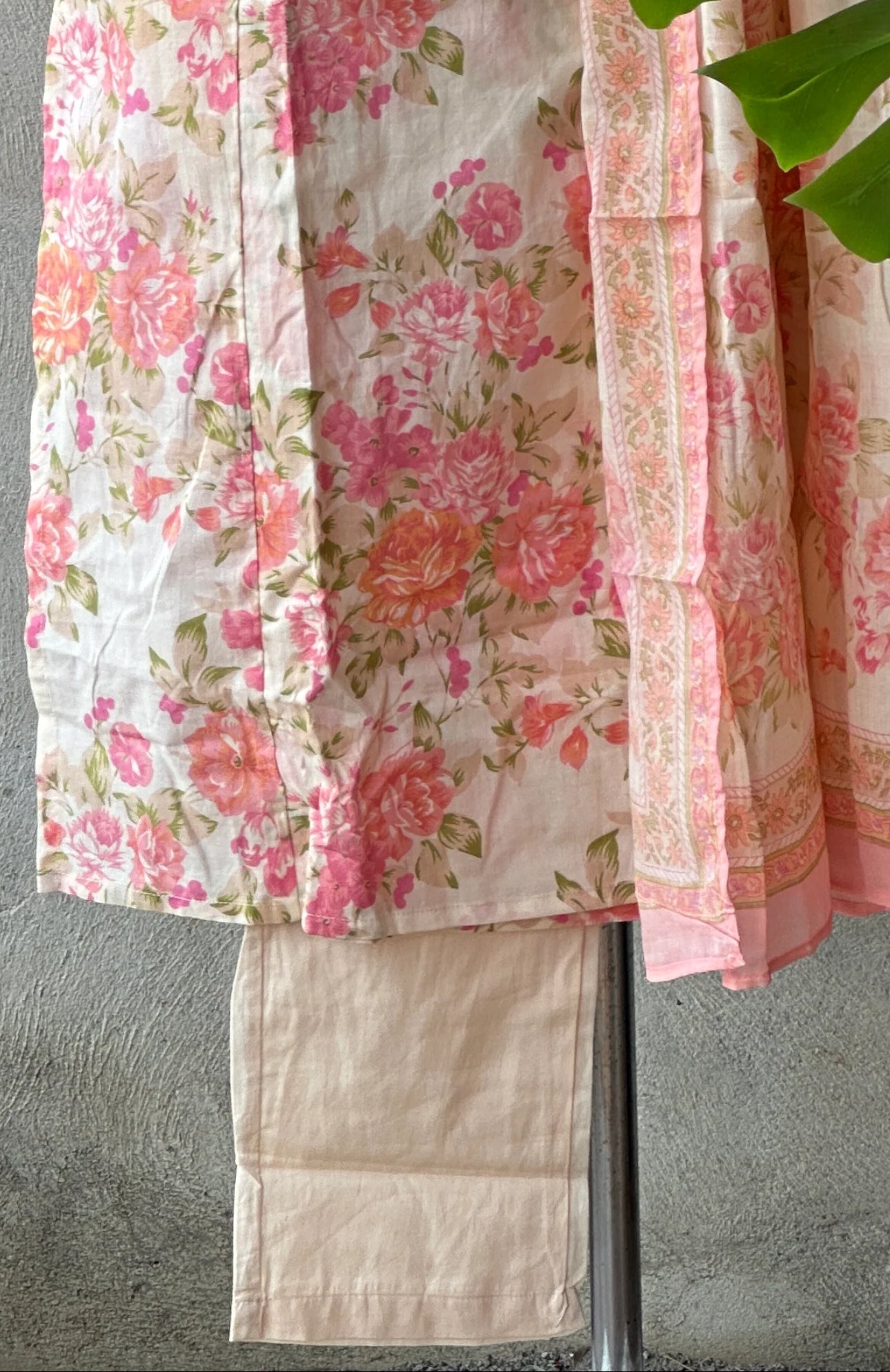 A1690 Designer Pure Cotton Angarkha Suit