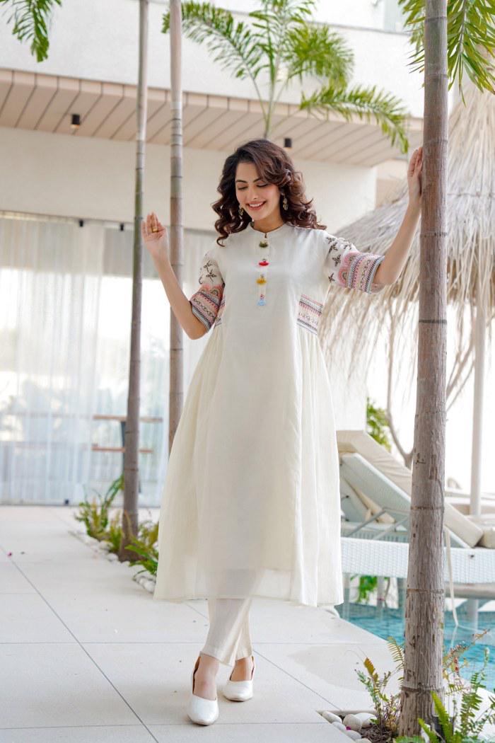 A1716 Soft & Breathable Pure Mul Cotton Co-ord Set