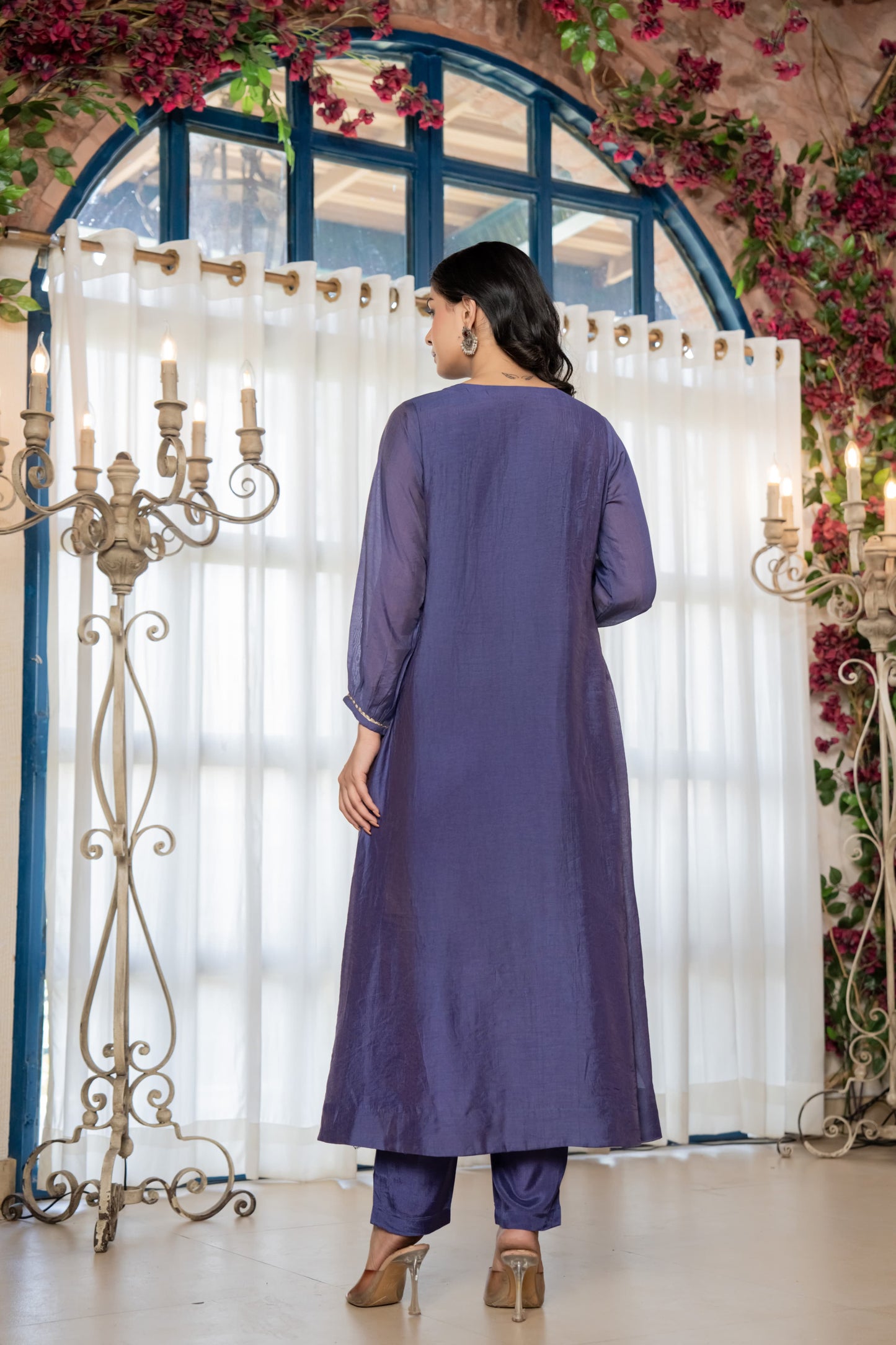 B2011 Mul Chanderi Designer Suit