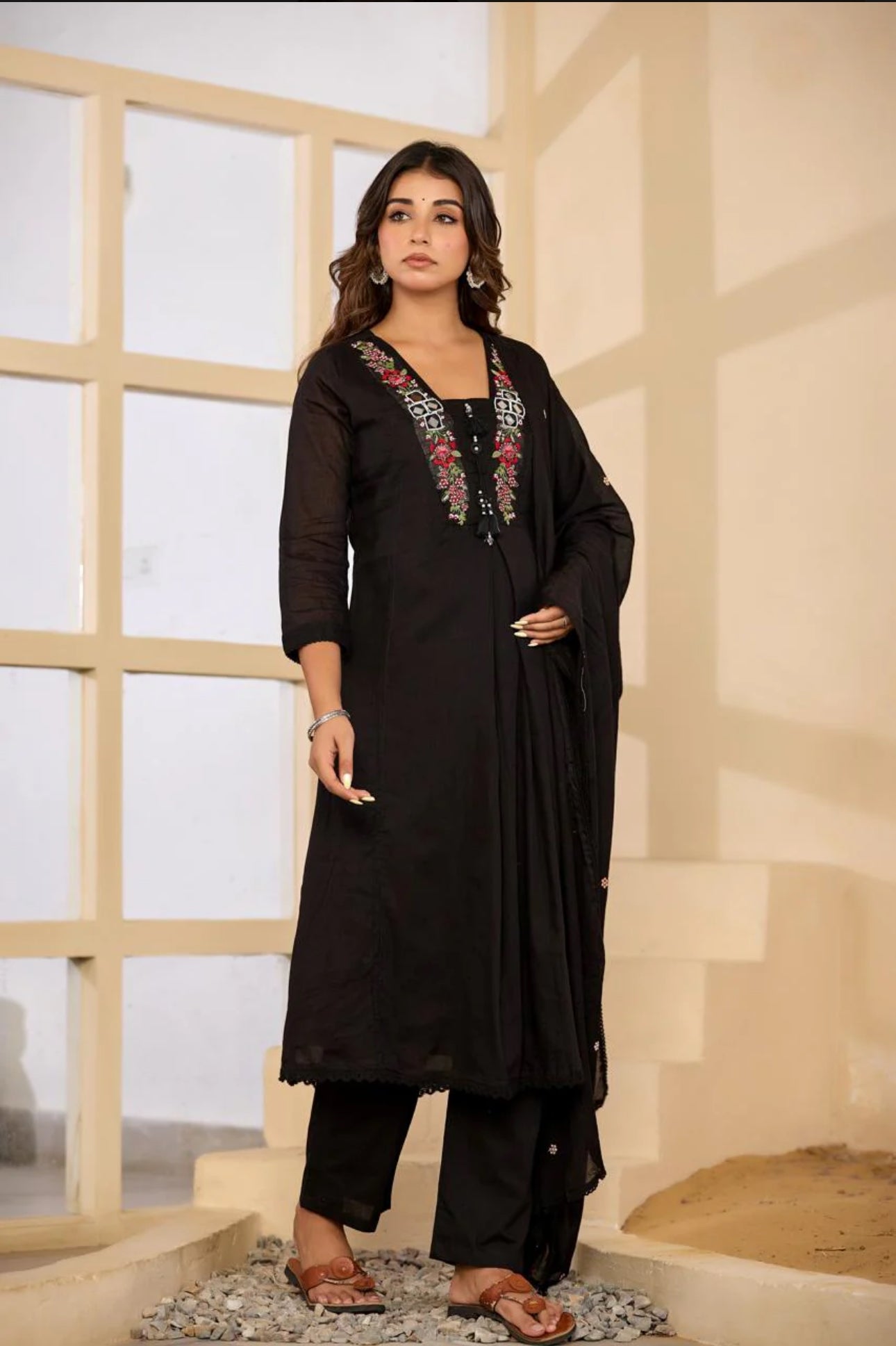 A1729 Mul Cotton Designer Suit