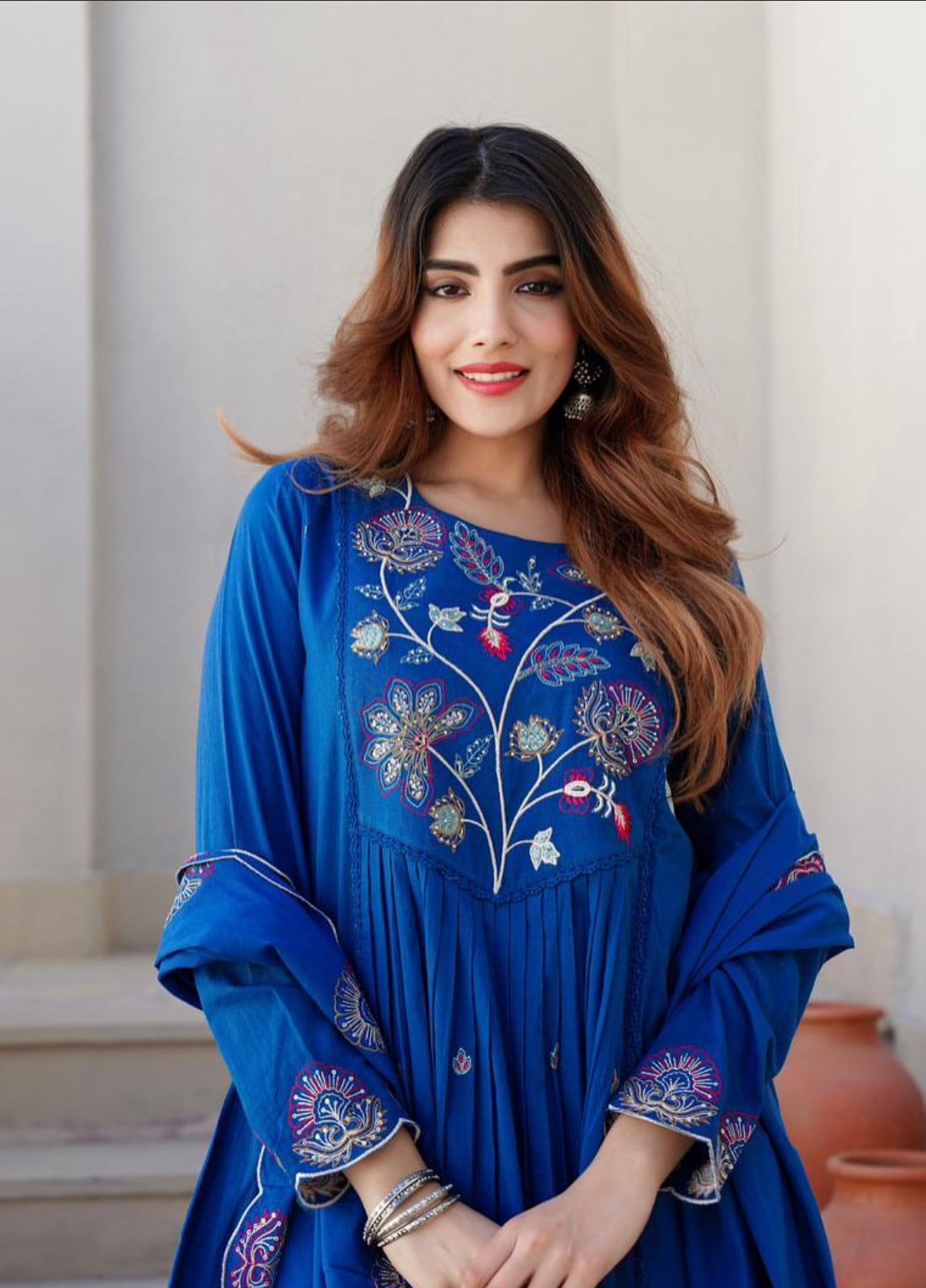 A1701 Mul Cotton Designer Suit