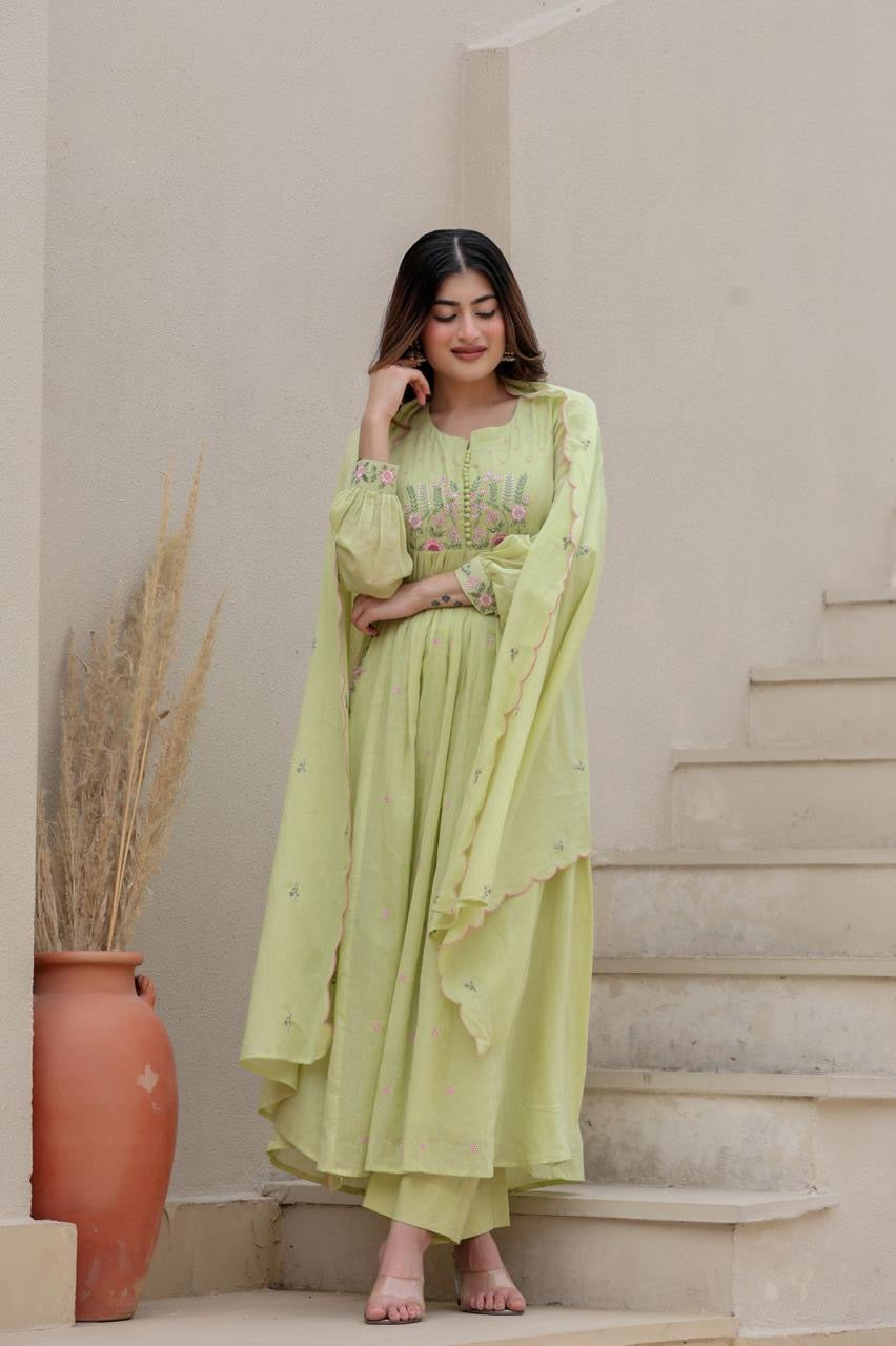 A1747 Mul Cotton Designer Suit