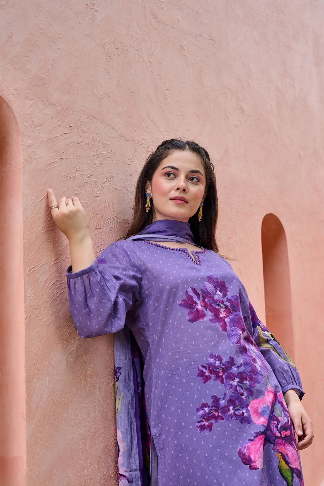 A1714 Premium Cotton Digital Print Suit