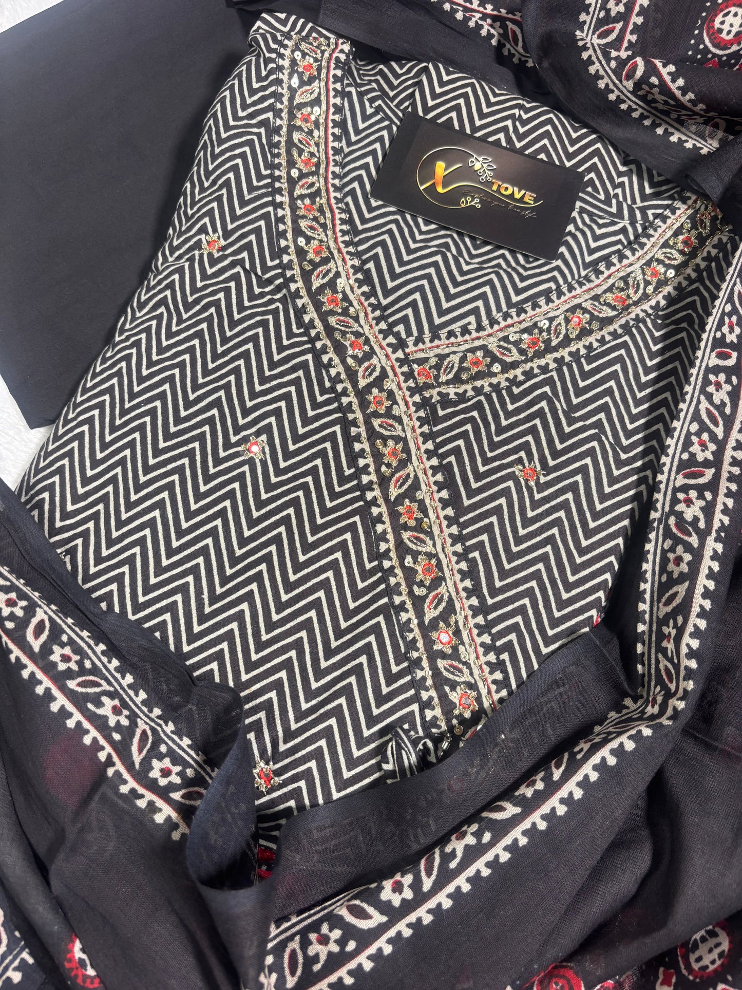 A1691 Pure Cotton Angarkha Suit