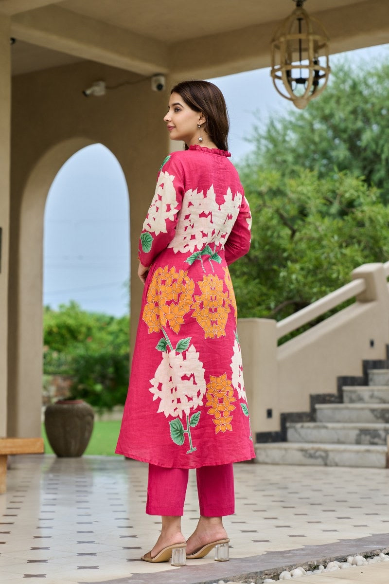 A1717 Pure Mul Cotton Two Piece Set