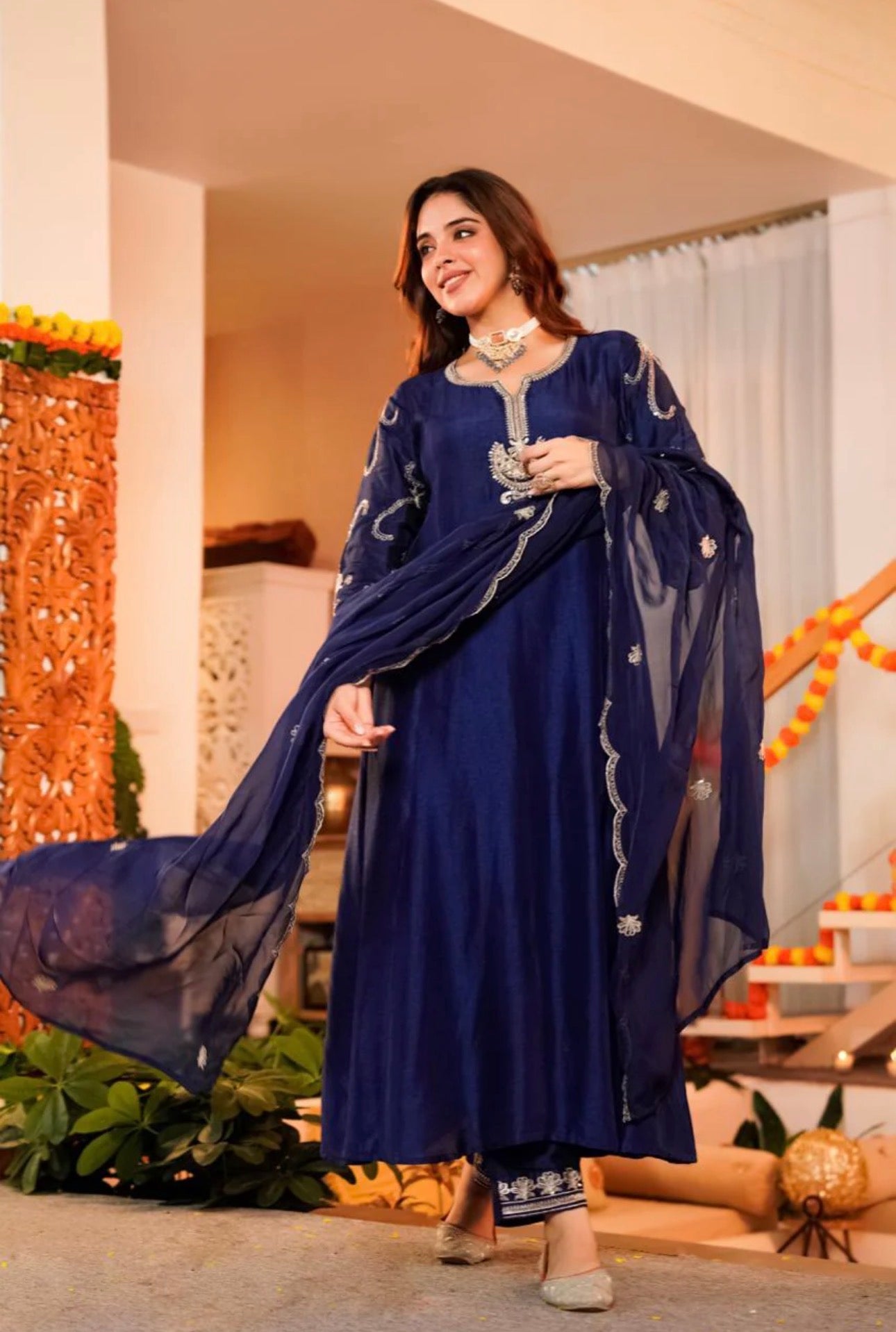 B2033 Santoon Silk Designer Suit