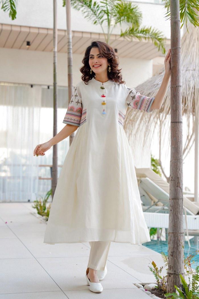 A1716 Soft & Breathable Pure Mul Cotton Co-ord Set