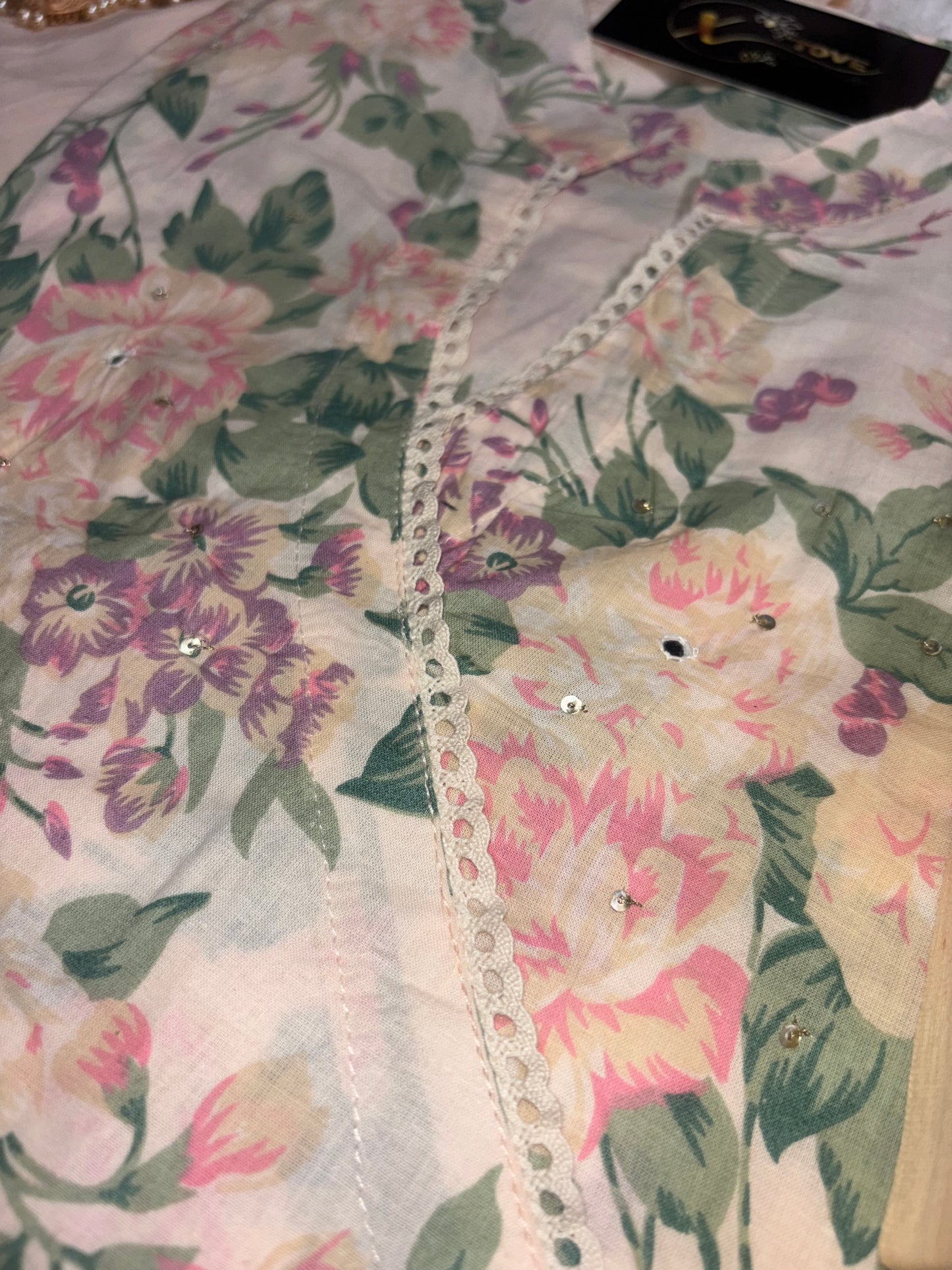 A1675 Pure Cotton Angarkha Suit