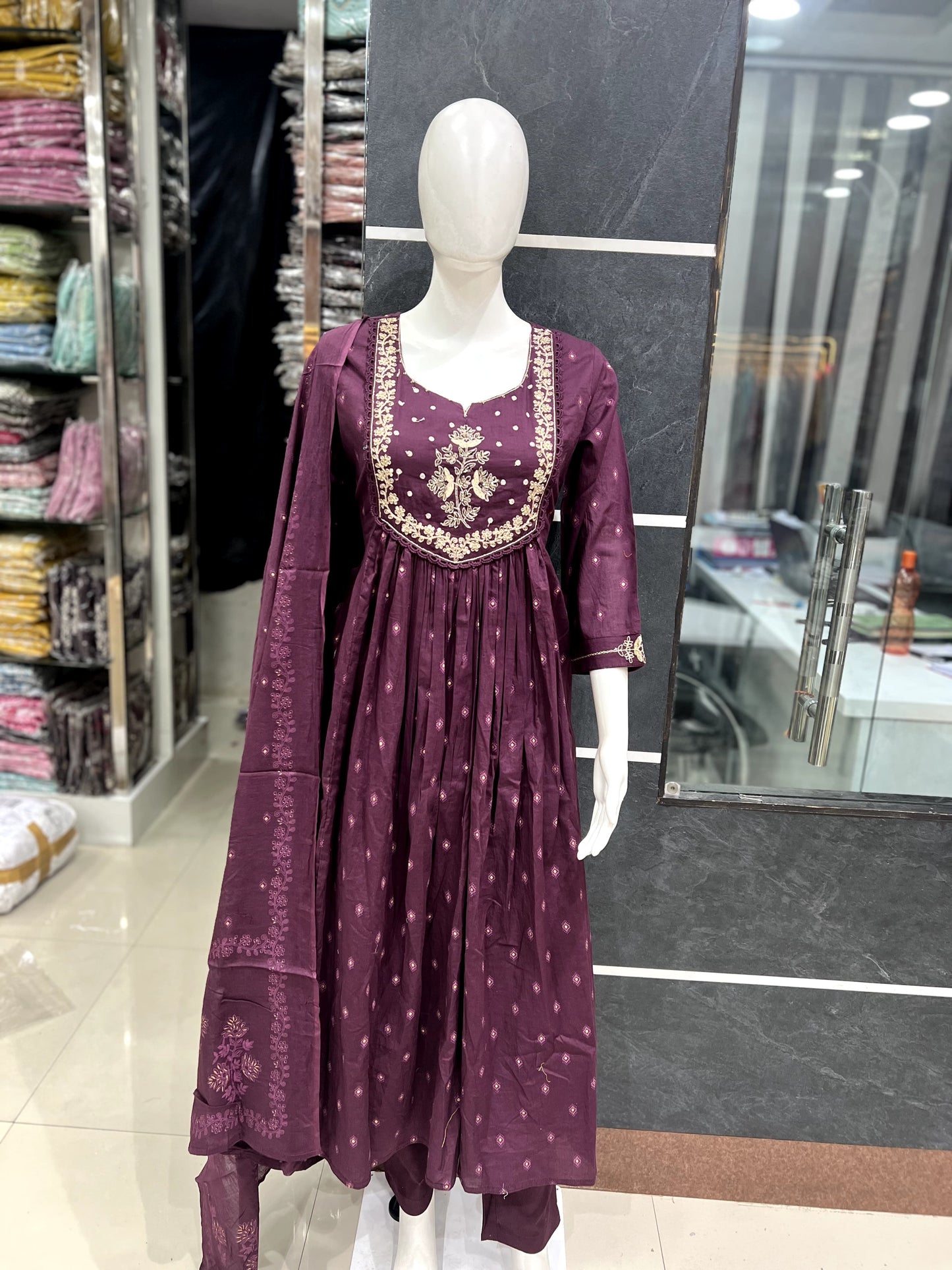 A1699 Mul Cotton Designer Suit