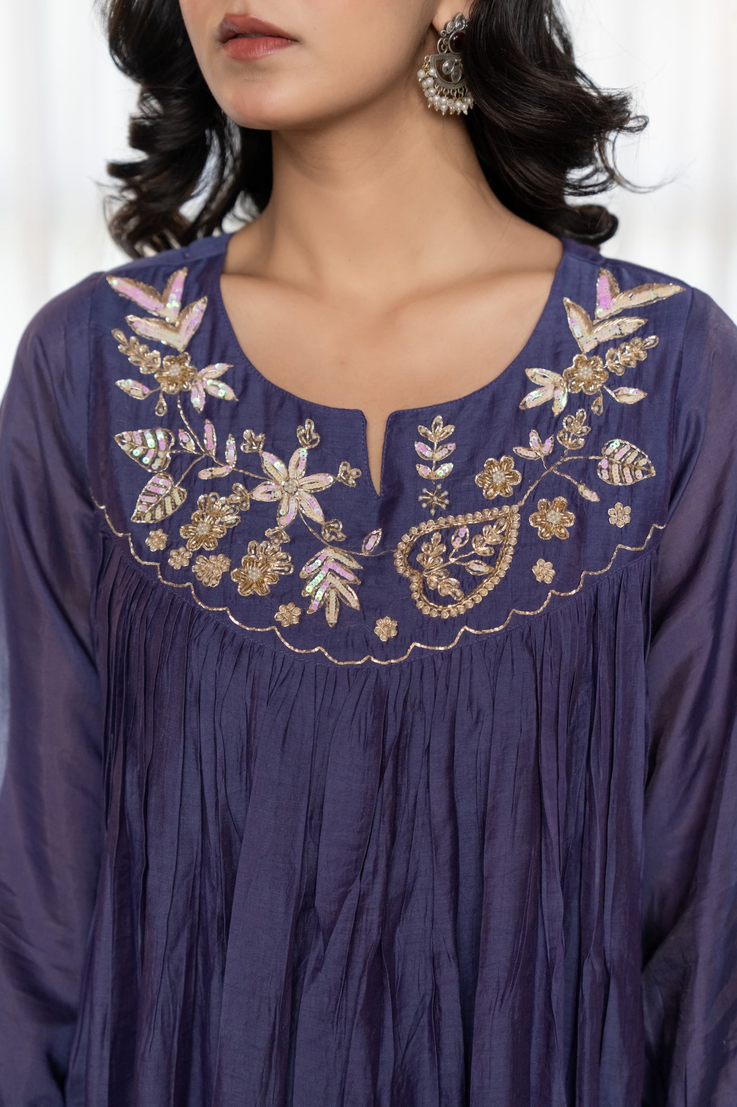 B2011 Mul Chanderi Designer Suit