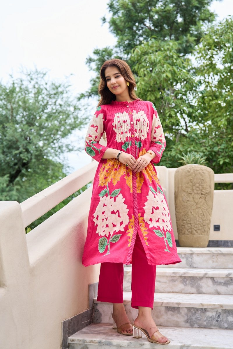 A1717 Pure Mul Cotton Two Piece Set