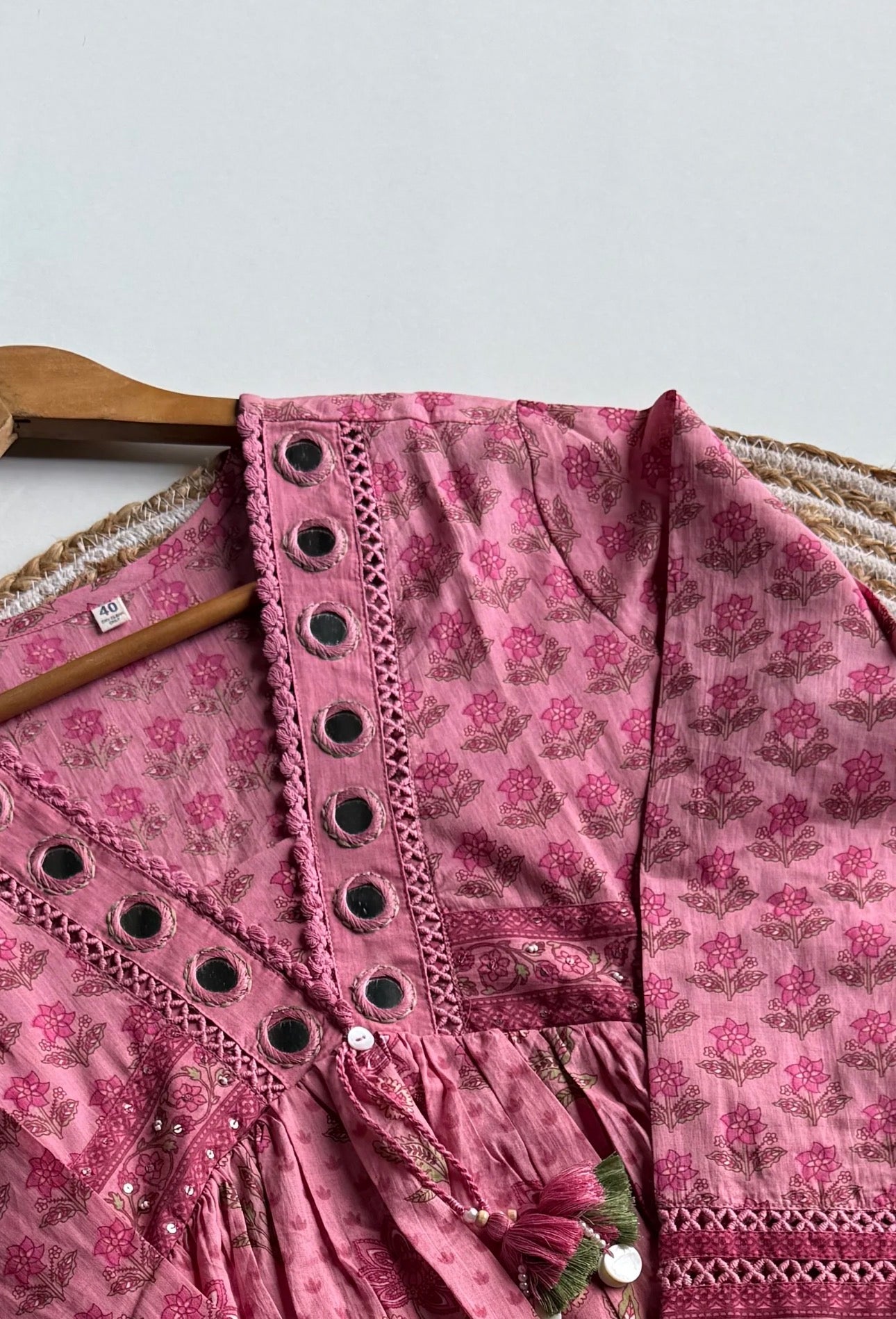 A1739 Pure Cotton Angarkha Suit
