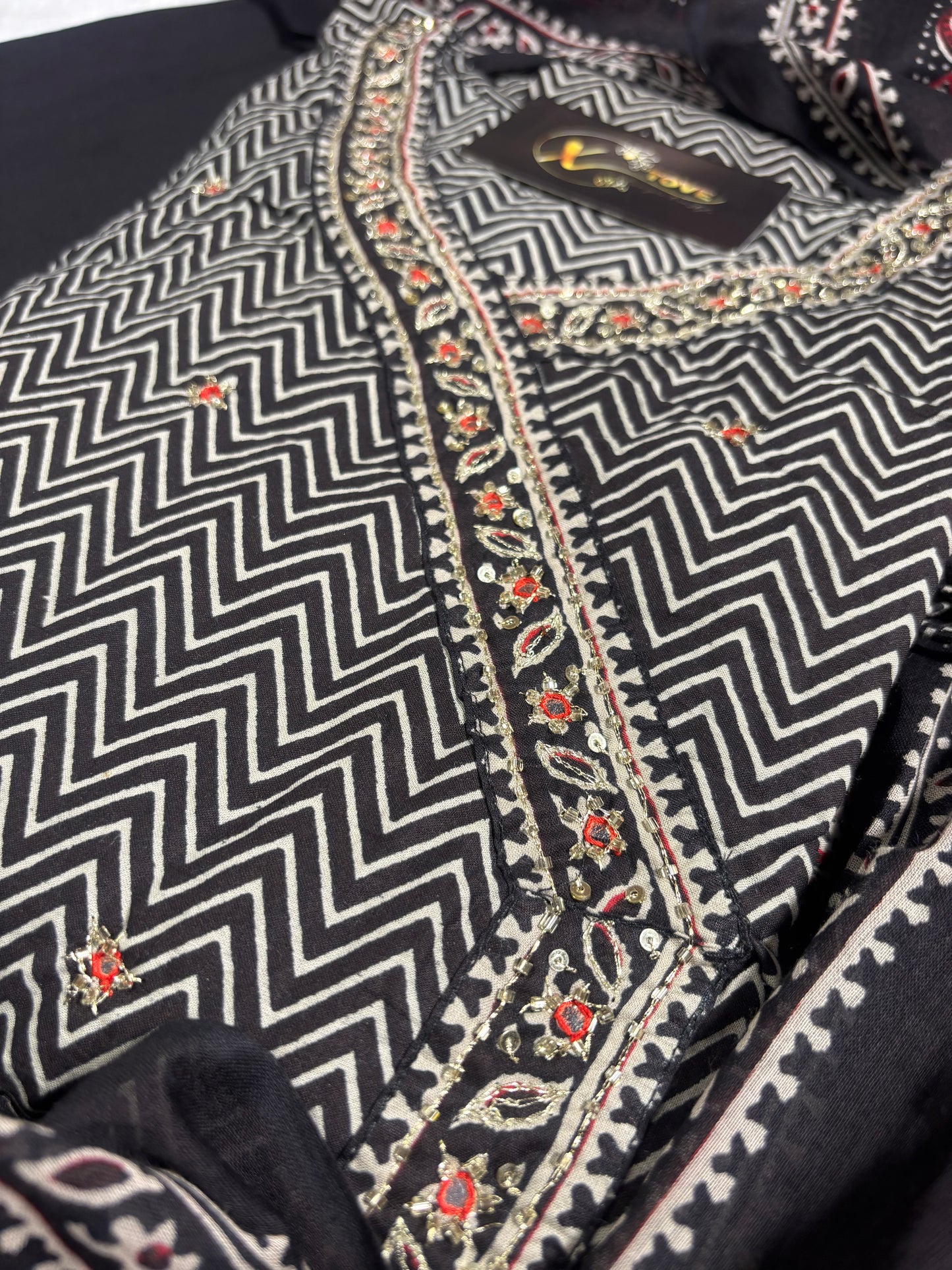 A1691 Pure Cotton Angarkha Suit