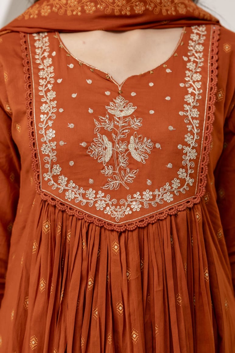 A1700 Mul Cotton Designer Suit