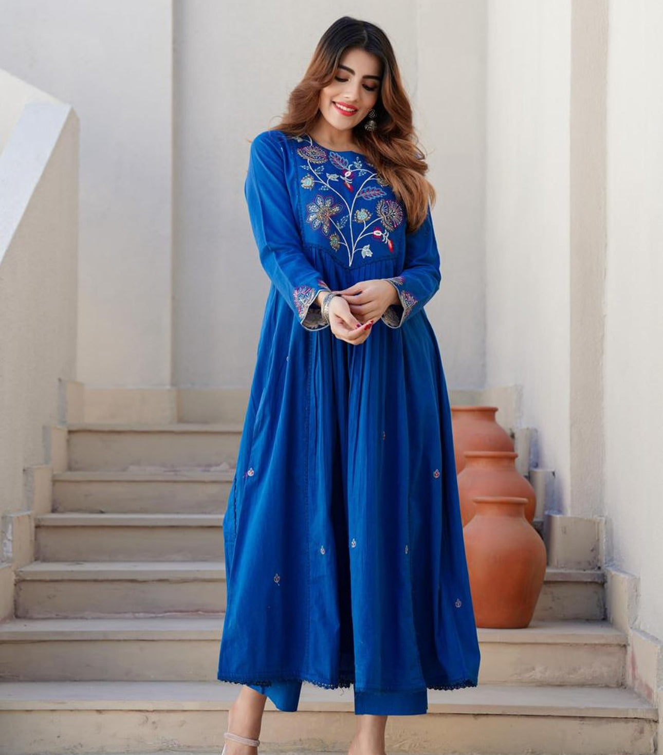 A1701 Mul Cotton Designer Suit