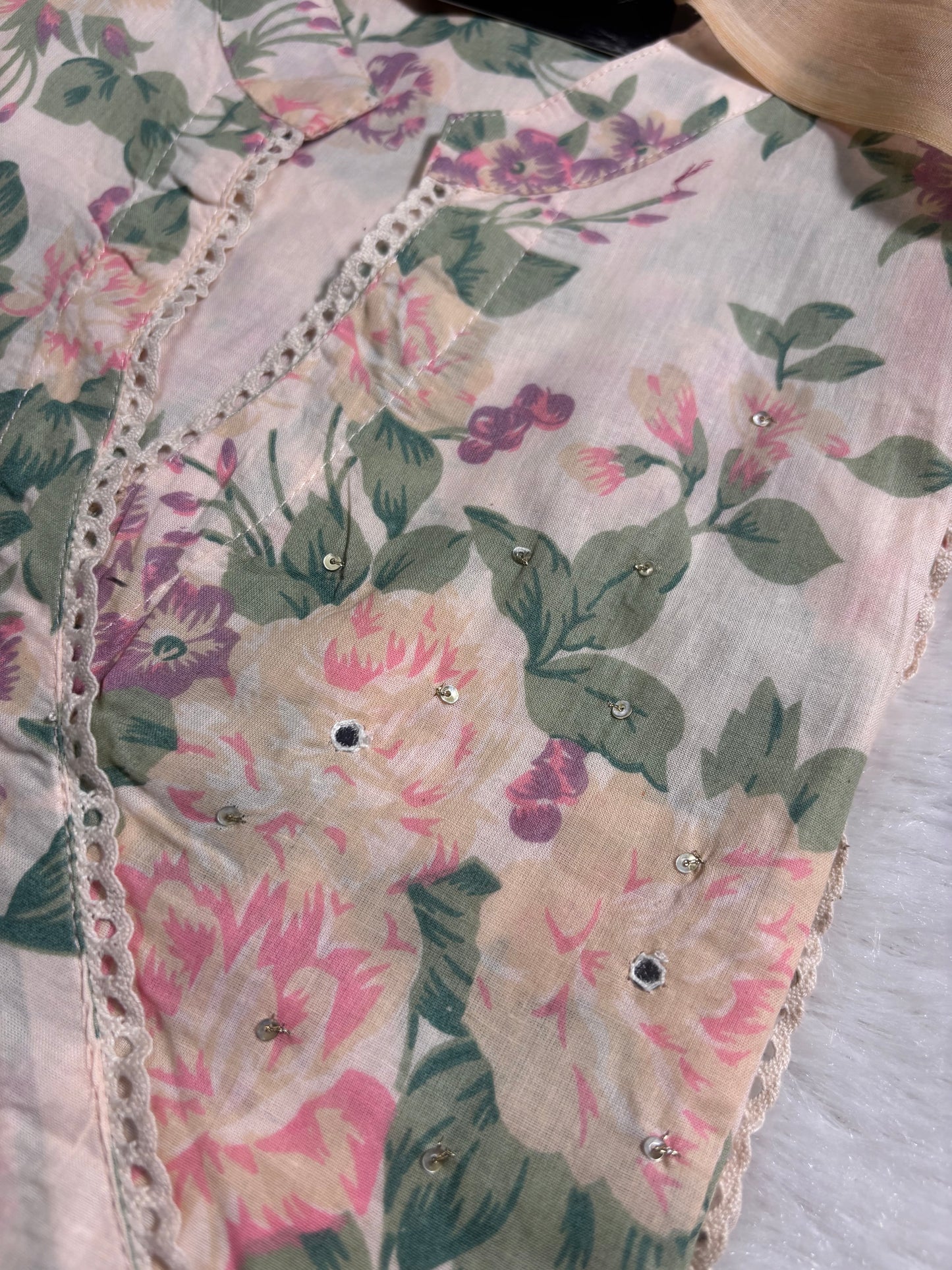 A1675 Pure Cotton Angarkha Suit