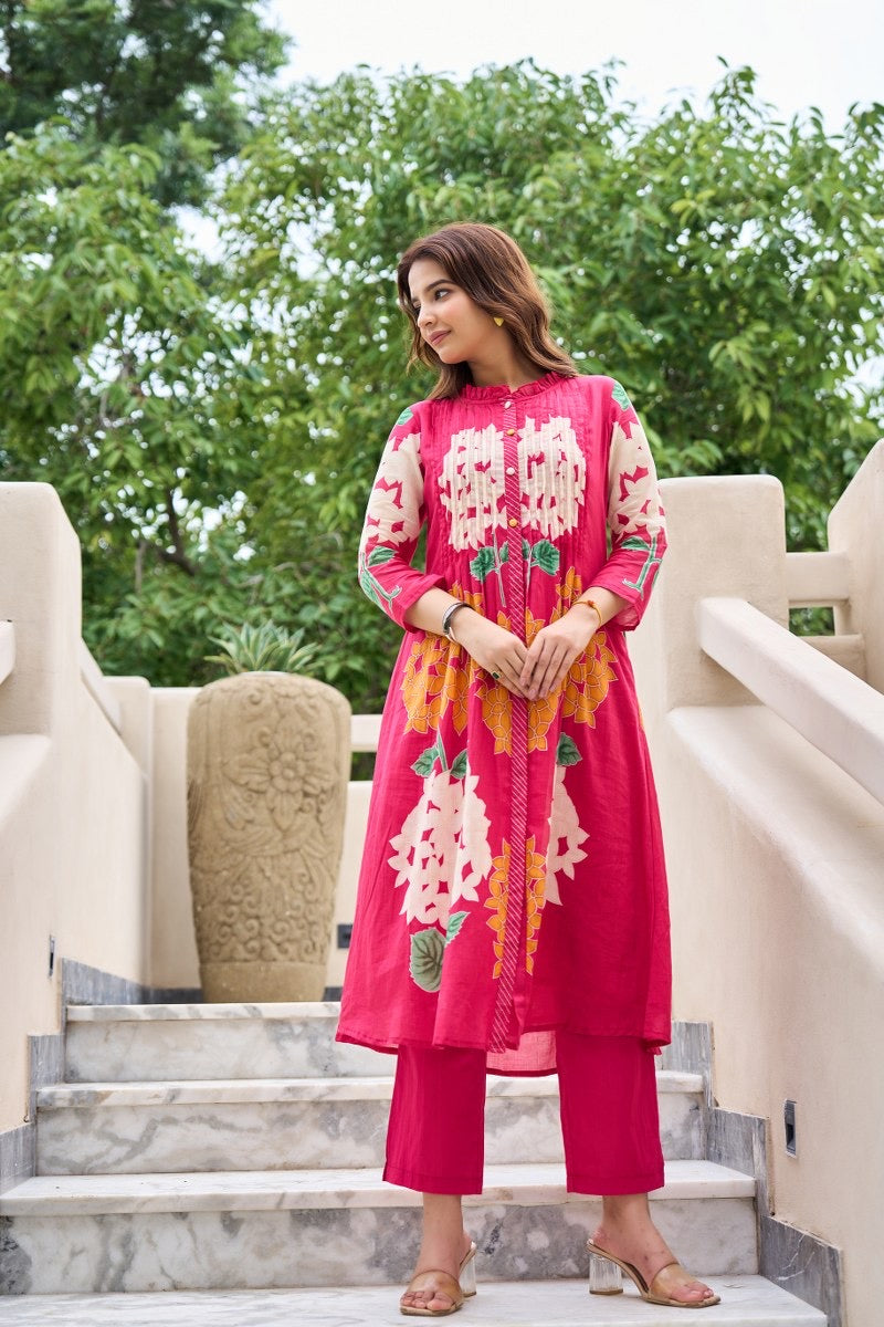 A1717 Pure Mul Cotton Two Piece Set