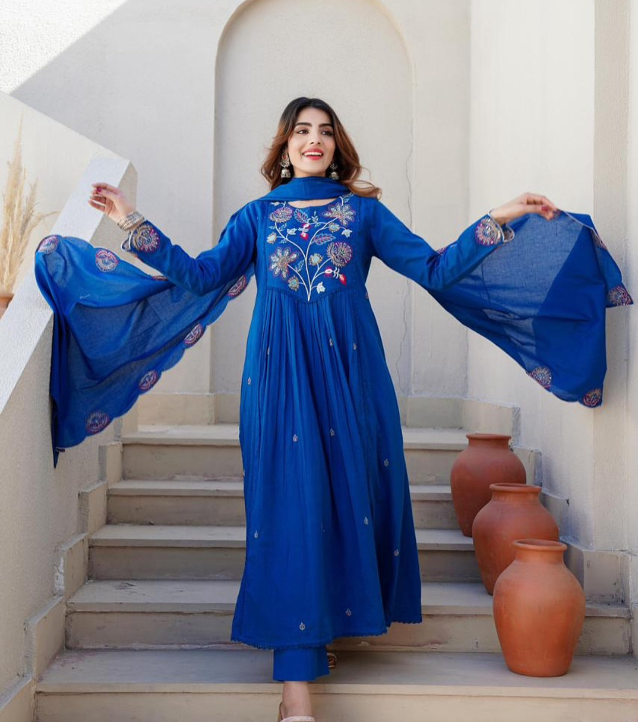 A1701 Mul Cotton Designer Suit