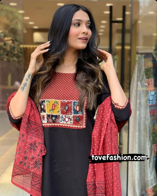 A1680 PURE GAMTHI PREMIUM COTTON THREE PIECE SUIT