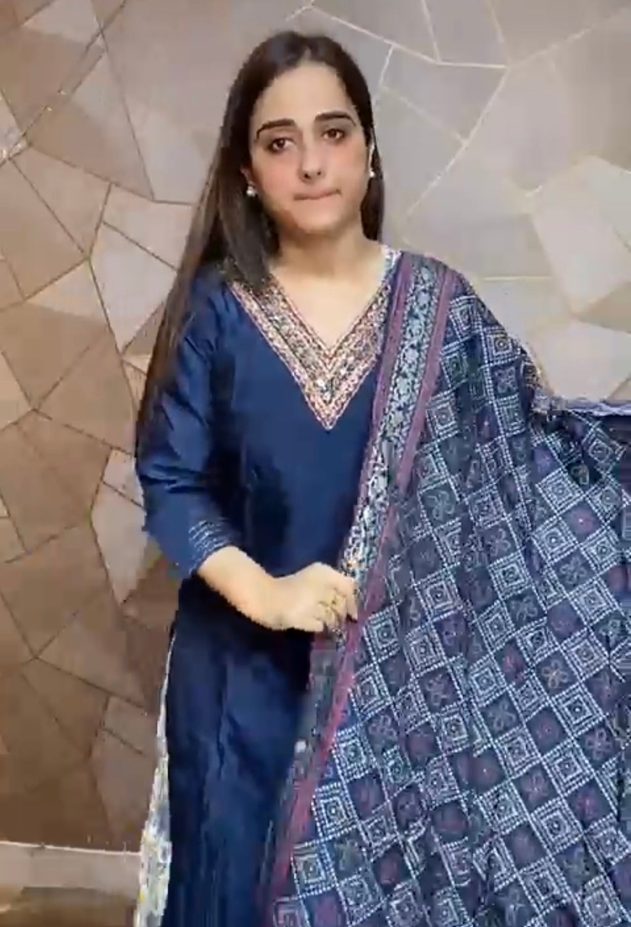 Stunning Party Wear with Beautiful Dupatta