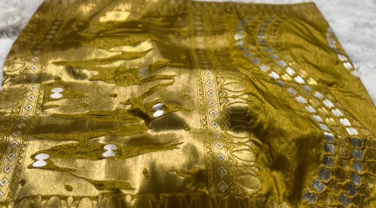 Stunning Party Wear with Beautiful Handwork & Woven Jaquard Dupatta