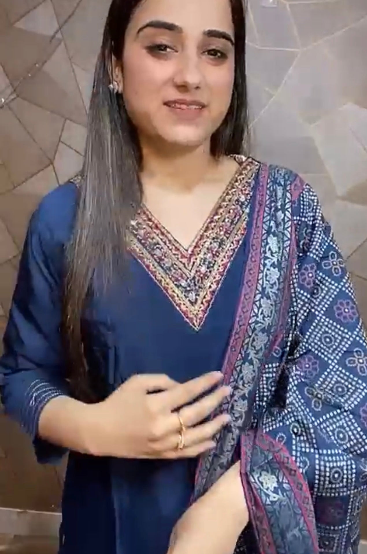 Stunning Party Wear with Beautiful Dupatta