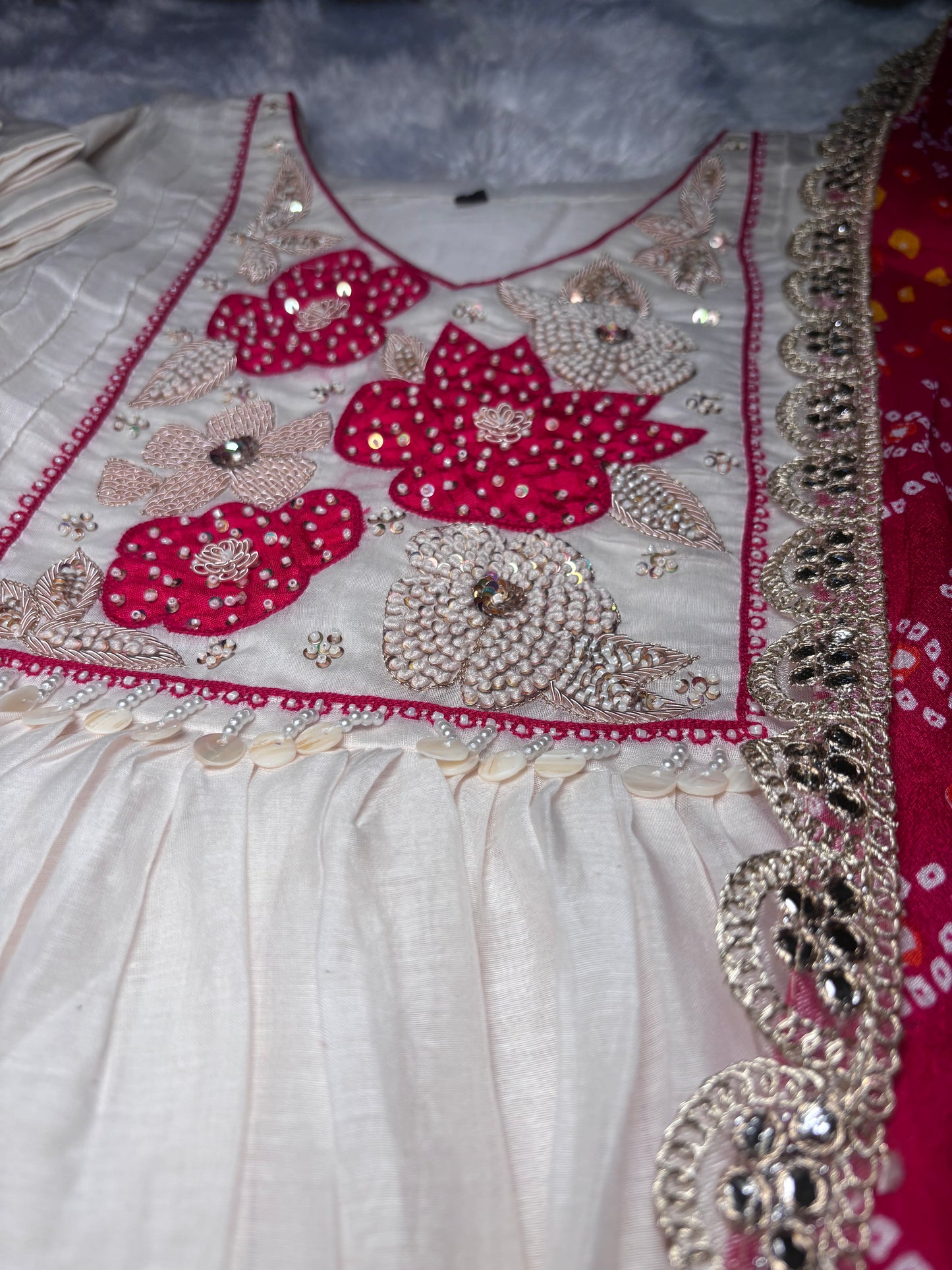 B1989 Pure Mul Chanderi Party Wear Suit
