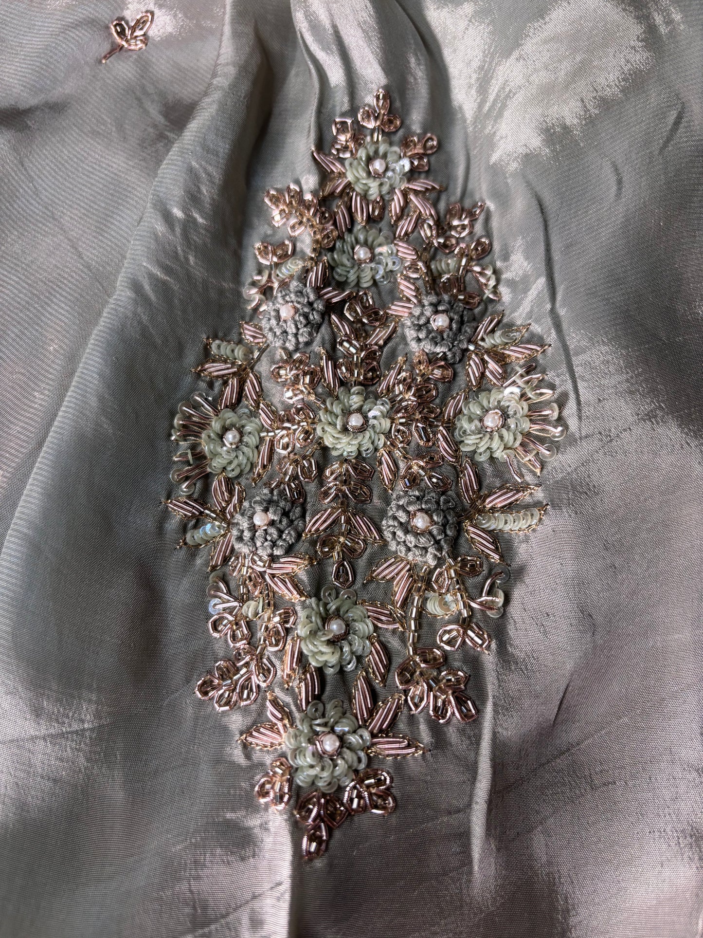 B1990 Stunning Sage Green Party Wear Suit