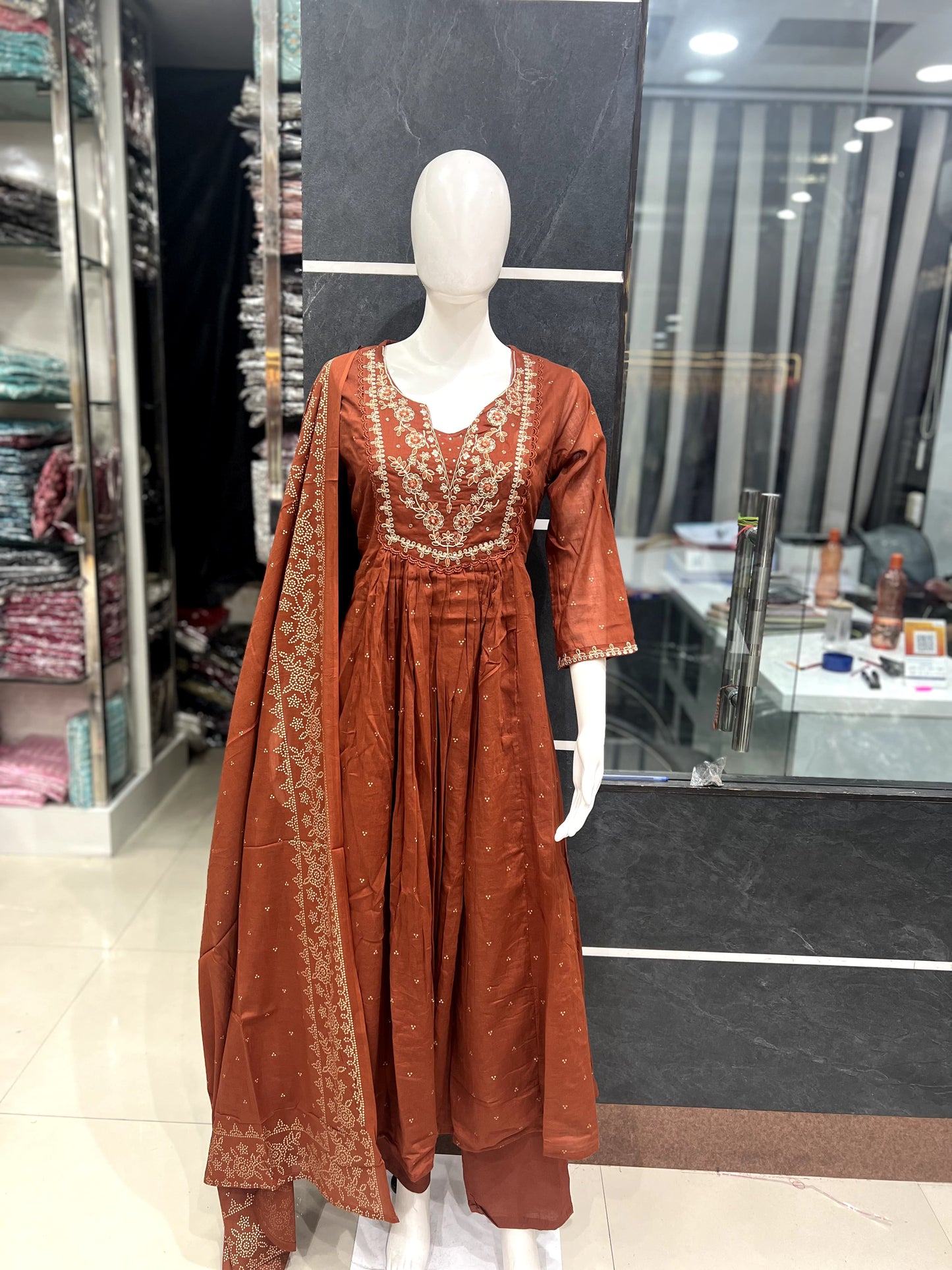 A1684 Mul Cotton Designer Suit