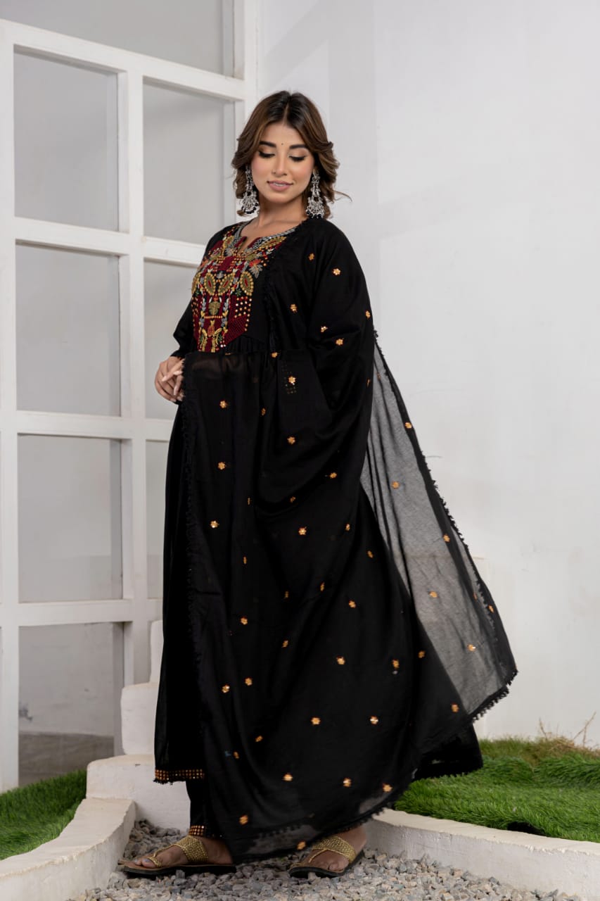 A1705 Mul Cotton Designer Suit