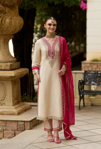 B2036 Shimmer Silk Suit