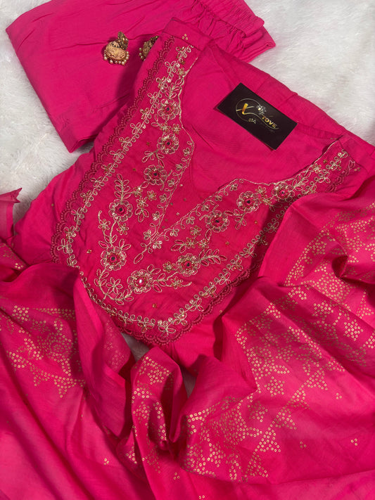A1682 Mul Cotton Designer Suit