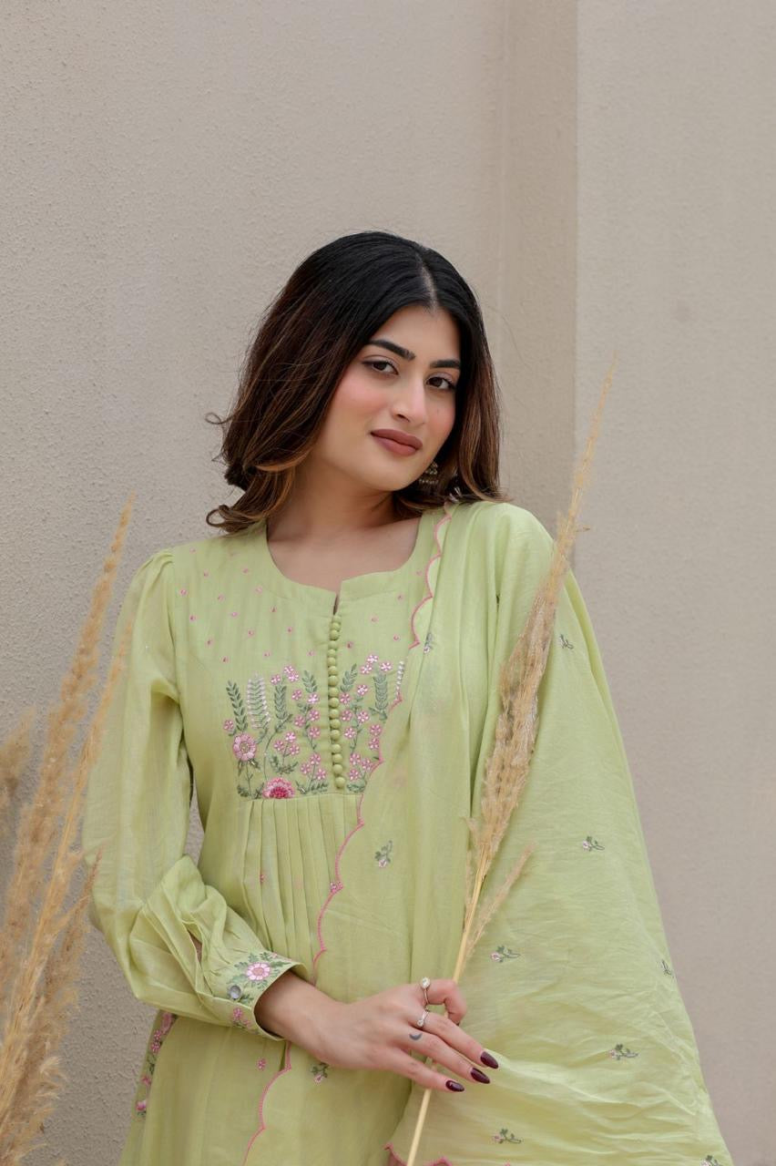 A1747 Mul Cotton Designer Suit