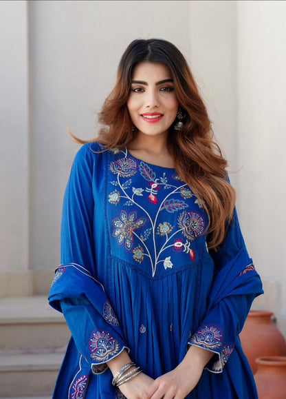 A1701 Mul Cotton Designer Suit