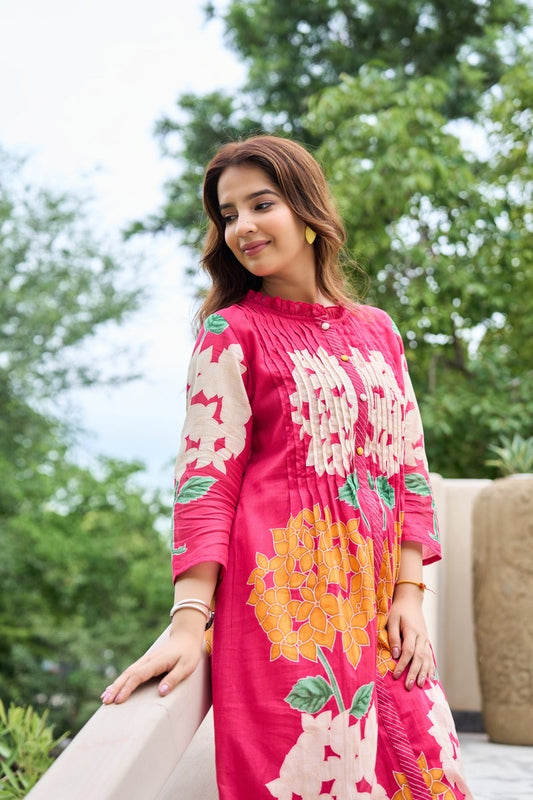A1717 Pure Mul Cotton Two Piece Set