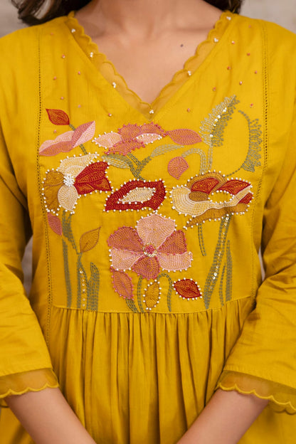 A1768 Silly Mul Cotton Office Wear Suit