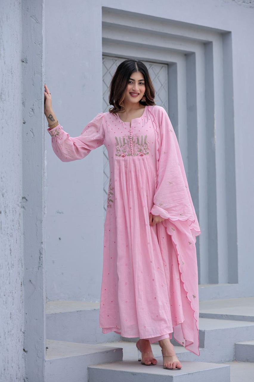 A1745 Mul Cotton Designer Suit