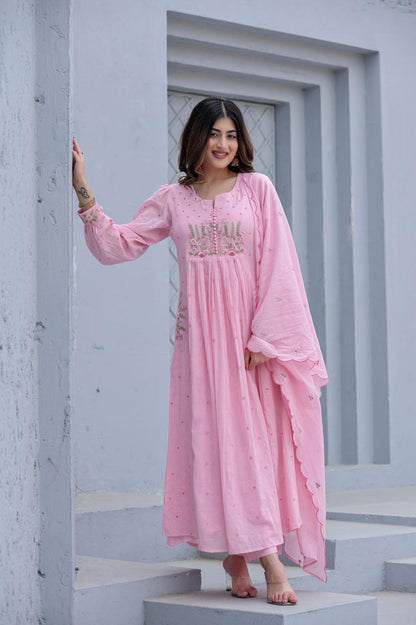 A1745 Mul Cotton Designer Suit