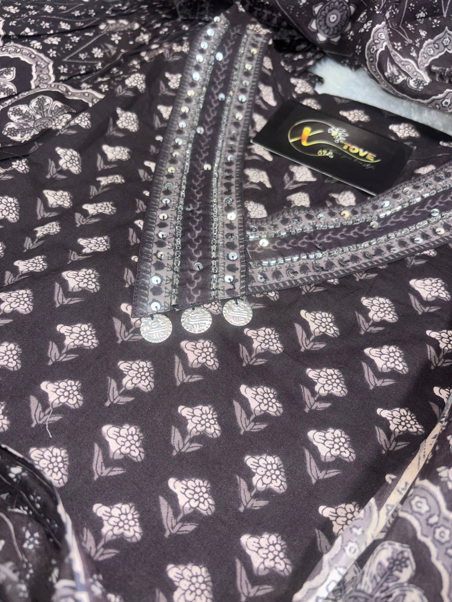 A1714 Pure Cotton Afgani Suit