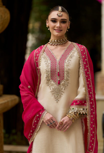 B2036 Shimmer Silk Suit