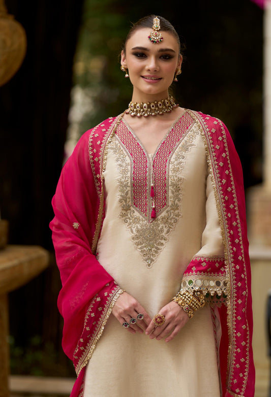 B2036 Shimmer Silk Suit