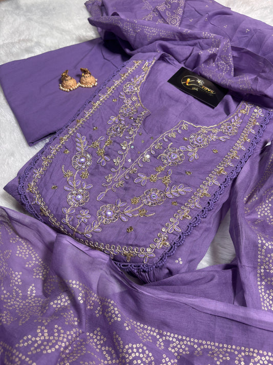 A1678 Mul Cotton Designer Suit
