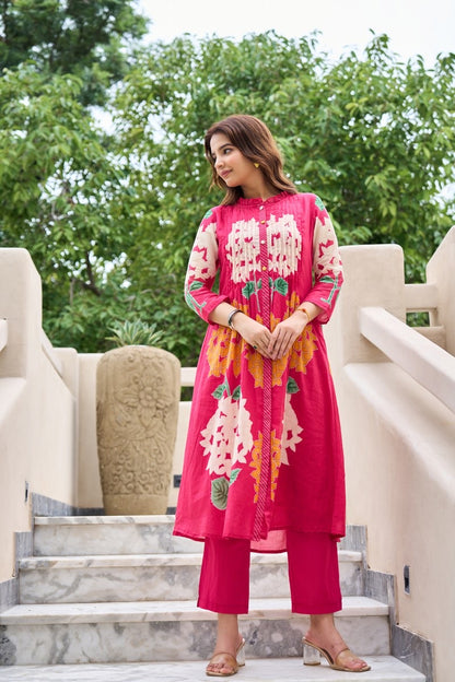 A1717 Pure Mul Cotton Two Piece Set