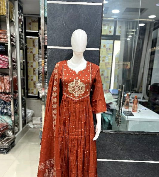 A1727 Mul Cotton Designer Suit