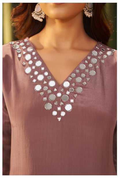 B2016 Glass Crape Party Wear Suit