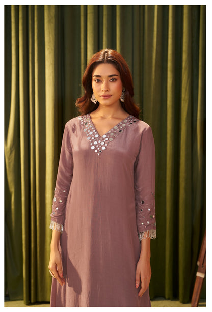 B2016 Glass Crape Party Wear Suit