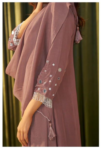 B2016 Glass Crape Party Wear Suit