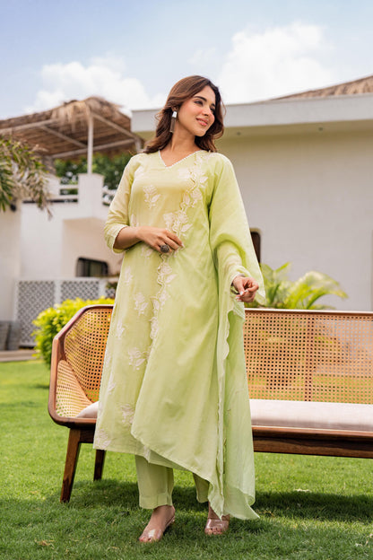 B2017 Mul Chanderi Suit