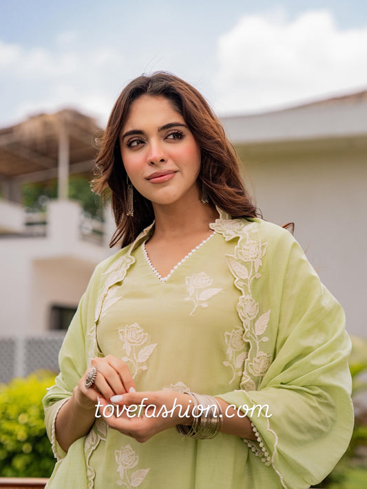 B2017 Mul Chanderi Suit
