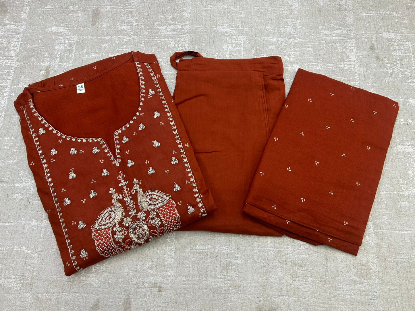 A1727 Mul Cotton Designer Suit